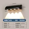 Lámpara de Pared para Exteriores para Dormitorio, Mesita de Noche, Pasillo, Escalera, Pasillo, Pared de Fondo Simple, Foco de Iluminación hacia arriba y hacia abajo, Carcasa de Aluminio Fundido a Presión