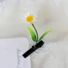 Pinzas divertidas para el pelo de brotes de frijol, accesorios para el pelo de puesto de frutas de un yuan del mercado nocturno, pasadores, pequeños adornos de hierba, accesorios para el pelo para atracciones turísticas
