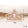 Serie Corona Letra Corona Inglesa DIY Funda para Teléfono Móvil Joyería Accesorios Perla Diamante Agujero Zapatos Decoración Material