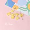 Gradiente retro moño mágico chica suave linda acrílico con cuentas DIY Joyería hecha a mano accesorios para pendientes material