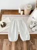Calça Casual Simples Infantil Estilo Coreano Nova para Primavera e Outono Calça Esportiva Solta para Meninos Cordão Versátil