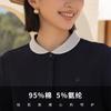 Camisa de Verano 2026 de Manga Corta Yun Yun para Mujer, Nueva, Holgada, Casual, Versátil, con Cuello de Solapa, Elegante Camiseta Estilo Hong Kong