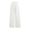 Pantalones de Pierna Ancha Holgados de Estilo Americano Nuevo de Verano 2025 para Mujer, Estilo Europeo y Americano Color Sólido Delgados Deportivos con Bolsillos Pantalones Casuales