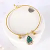 Pulsera Antigua de Esmalte Pulsera Campanilla Accesorios Hanfu Pulsera Ultradelgada Pulsera de Imitación de Calcedonia para Niñas para Mejores Amigas