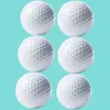 Pelota de Golf Doble Capa Pelota de Práctica Entrenamiento para Principiantes Pelota Flotante Pelota de Expresión Campo de Pelotas de Práctica Pelota Luminosa Pelota de Color Flash
