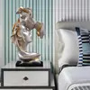 Estilo Europeu Árvore do Amor Um Beijo Decoração de Casal Gordo Decoração para Casa Sala de Estar Escritório Decoração de Armário de Vinho Decoração de Mesa de Escritório