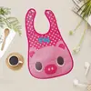 Productos para Niños Impermeable y Anti-Suciedad Servilleta para Saliva Babero Eva para Bebé con Bolsillo para Arroz de Dibujos Animados