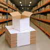 Vendas Diretas de Fábrica Atacado Personalizado Embalagem Rígida Especial FBA Caixa para Embalagem de Roupas Express Caixa de Papel de Embalagem Especial Branca