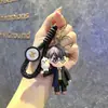 Chaveiro Criativo de Cavalo Arco-Íris Unicórnio Desenho Animado para Mulheres, Chaveiro Fofo Estilo Ins, Pingente para Mochila de Estudante, Pequeno Presente