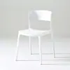 Silla de Plástico Engrosada para el Hogar con Respaldo Taburete Nórdico Simple Famosa en Internet Comercial Silla de Comedor Apilable Silla de Escritorio para Dormitorio