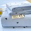 Sábana de Clase A Pieza Única Modelo Nuevo 2025 Colcha de Gasa de Doble Capa Dormitorio No Algodón Puro Funda de Almohada Individual Juego de Tres Piezas Cuatro Estaciones 4
