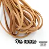 Material DIY Artesanal Tiras de Couro Bovino Genuíno Camada Superior Corda de Couro Bovino 3*2mm de Largura Acessórios para Pulseira Colar Preço por 1 Metro