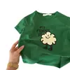 Camiseta de Manga Corta para Bebé Dibujos Animados Linda Algodón Puro Estilo Delgado Manga Media para Niños Modelo Nuevo Verano 2026 Camiseta para Niños Pequeños Niñas