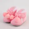 Fabricante de Zapatos de Algodón de Invierno para Bebés de 1 a 12 Años, Zapatos de Estilo Invernal para Niños y Niñas, Superficie de Terciopelo, Zapatos Suaves para Caminar para Bebés de un Año