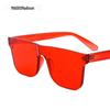 Óculos de Sol Jamie 009 Estilo Oceano Modernos para Mulheres e Homens, Lentes de Peça Única Coloridas Doces, Óculos de Sol Moda Coreana