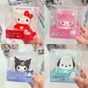 Suporte para Celular Sanrio Melody Banquinho Pequeno Suporte de Mesa Desenho Animado Fofo Suporte para Celular Ornamentos de Mesa
