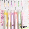 Cargas para Caneta Perfumadas de Frutas Embaladas, Retráteis Universais 0.5mm Estudante St Pretas Lisas Cargas de Reposição, Compatível com Morning Light