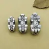 Prata dura 3D fortuna dinheiro prata corajosa S999 prata de lei prata tailandesa diy joias artesanais pulseira Acessórios Atacado