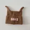 Gorro para niños, gorro con forma de estrella, gorro de punto para bebé, gorro de punto para otoño e invierno, estilo lindo y versátil, unisex, mantiene a los bebés abrigados y protege sus orejas