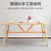 Mesa de comedor para apartamento de hogar pequeño moderna simple habitación de alquiler con mesa de comedor rectangular simple nórdica y combinación de sillas