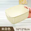 Sala de Estar Banheiro Cozinha Miscelânea Bolsa de Palha Cesta de Rattan Mini Cesta de Armazenamento Trançada de Imitação de Rattan Cesta de Lanches Cesta de Armazenamento de Plástico