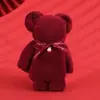 Toallas Festivas Rojas de Souvenir para Regalos Navideños, Lindos Osos y Conejos de Dibujos Animados, Toallas de Coral Fleece al por Mayor