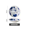 Tigela de Gato Estilo Japonês Prato de Cerâmica Desenho Animado Mesa de Jantar Doméstica Prato para Molho Prato para Molho de Soja Prato para Temperos de Hot Pot Prato Pequeno Prato para Temperos