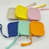 Bolsa de Armazenamento de Silicone Multifuncional Popular com Zíper Porta-Moedas Porta-Batom Porta-Cartão Conveniente Bolsa para Chaves Bolsa para Armazenamento de Fones de Ouvido