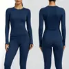 ZORA Venta Caliente Transfronteriza Deporte Manga Larga Nylon Secado Rápido Yoga Fitness Top Manga Larga para Mujer
