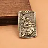 Dragón de Latón Guan Gong Colgante de Dragón y Fénix Estilo Chino Adorno de Guan Er Ye Artesanía Popular Venta al por Mayor