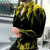 Cross2026 Nueva Moda Masculina Camisa de Manga Larga con Impresión Digital 3D Meikeduo AliExpress Estación Independiente