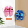 Estante para Zapatillas de Acero Inoxidable para el Hogar Estante de Almacenamiento para la Entrada Zapatero de Pared sin Clavos Zapatero a Prueba de Humedad para el Baño Ahorro de Espacio