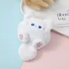 Novo Pingente de Pelúcia de Gatinho que Faz Barulho Fofo Desenho Animado Broche de Gato DIY Acessórios para Chaveiro Acessórios