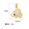 Xi Yin Transfronterizo Europa y América ins Moda Personalidad Hip Hop Colgante Perforado Cobre Microincrustado Circonita Colgante de Cobre de 26 Letras
