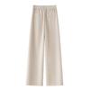 Pantalones de pata ancha espiga 2025 Nuevo Primavera y Otoño Delgados Pantalones deportivos banana Petite Cintura alta Casual Pantalones deportivos