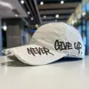 Boné de beisebol vintage desgastado lavado feminino chapéu de sol para primavera e verão moda letra lateral boné versátil masculino