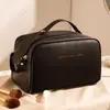 Nueva Bolsa Cosmética de Doble Cremallera para Mujer, Gran Capacidad, Portátil, Popular, Bolsa de Viaje para Maquillaje y Artículos de Tocador, Bolsa de Almacenamiento, Bolsa Almohada