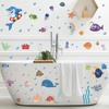 Nuevo DZ008 Dibujos animados Mundo Submarino Tiburón Ballena Coral Habitación Infantil Baño Hogar Decoración de Pared Adhesivo de Pared