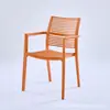 Silla de Plástico para Exteriores con Respaldo Hueco Escandinavo, Silla Casual Minimalista Moderna, Silla Popular para Cafetería, Restaurante, Comedor