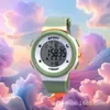 Reloj Electrónico para Estudiantes Hombres Escuela Secundaria Niño Reloj Deportivo Multifuncional de 12 Dígitos Pantalla Grande con Anillo Impermeable