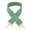 Nueva correa de hombro ancha de 5 cm con rayas de colores, accesorios para bolsos, correa decorativa, correa de hombro ajustable, correa cruzada larga con borde cruzado