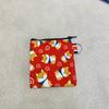 Monedero de dibujos animados, minibolso creativo y bonito para llaves, tarjetas, bolsa de tela, bolsa de lona para almacenamiento, bolsa japonesa con cremallera