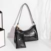 Bolso de Mujer de Moda Transfronteriza Primavera y Verano 2022 Nuevo Bolso de Mujer Moderno Simple Versátil Patrón Piedra Gran Capacidad