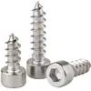 Parafusos de Aço Inoxidável 304 Ha Cabeça Cilíndrica Soquete Hexagonal Autoatarraxantes M3.5-M10 Cabeça Chata Soquete Hexagonal Autoatarraxantes