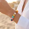 Collar con colgante de corazón grande de resina de color degradado contrastante, dulce, lindo y colorido, para mujer, de Amazon, transfronterizo