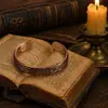 Pulsera de Cobre Estilo Vintage para Mujer, Pulsera Abierta Artística Retro, Nueva Joyería Transfronteriza Primavera 2026