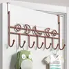 Estante de Almacenamiento con Gancho para Puerta Personalizado para Uso Doméstico, Gancho para Ropa sin Taladro para Dormitorio y Cocina, Gancho Multifuncional para Abrigos