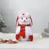 Decoraciones de Navidad Muñeco de Nieve Figura Muñeco Adorno Regalo de Navidad Accesorios para Árbol de Navidad Gorro de Santa Muñeco de Nieve