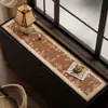 Mantel de Mesa Lateral Estilo Francés Vintage, Mantel Protector Impermeable y a Prueba de Aceite para Encimera de Mueble de TV, Mantel Largo Anti-Suciedad para Zapatero