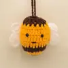 Bolsita de Huevo Dibujos Animados Tejida a Mano de Lana Pequeña Amarilla Bolsa de Huevo Festival del Bote del Dragón Principio del Verano Red de Huevo Pez Dorado Producto Terminado para Niños Colgante al Cuello